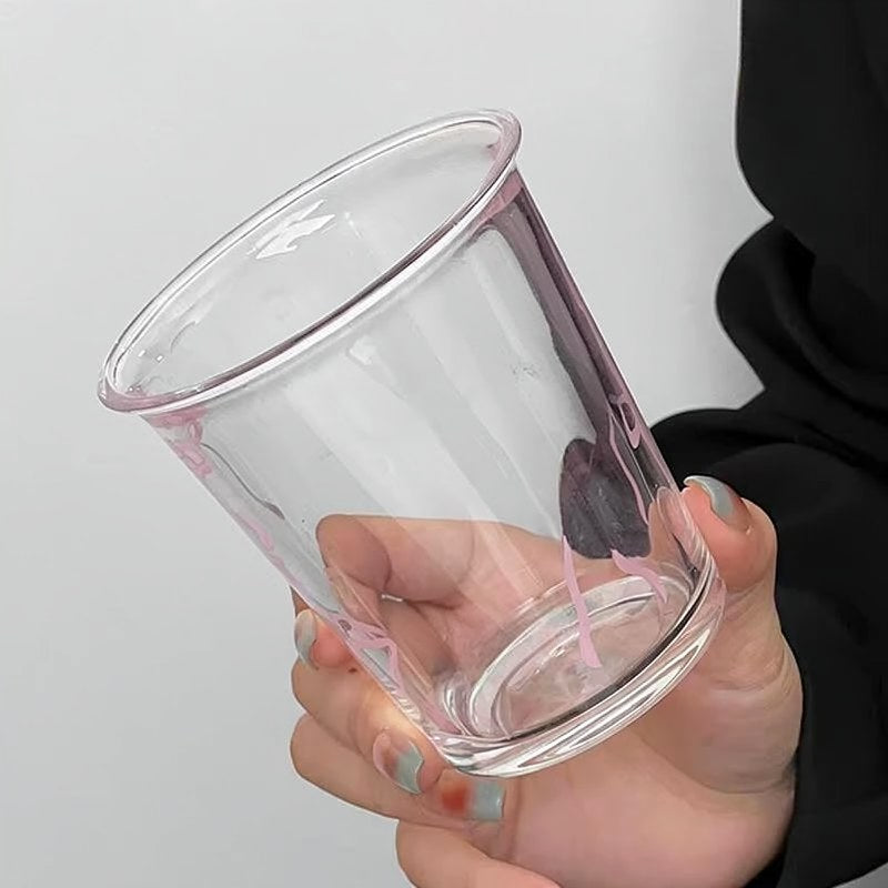 Flared Rim Borosilicate Glass Tumbler