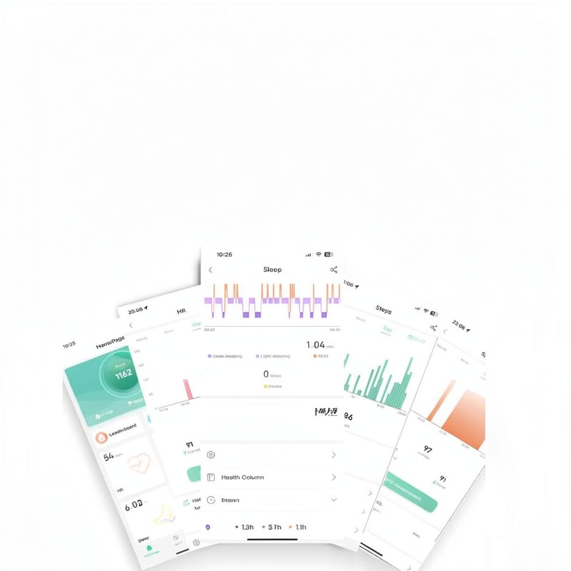 Intelligenter Ring – Gesundheits-Tracker mit Herzfrequenz, SpO₂, Schlaf und Aktivitätsüberwachung
