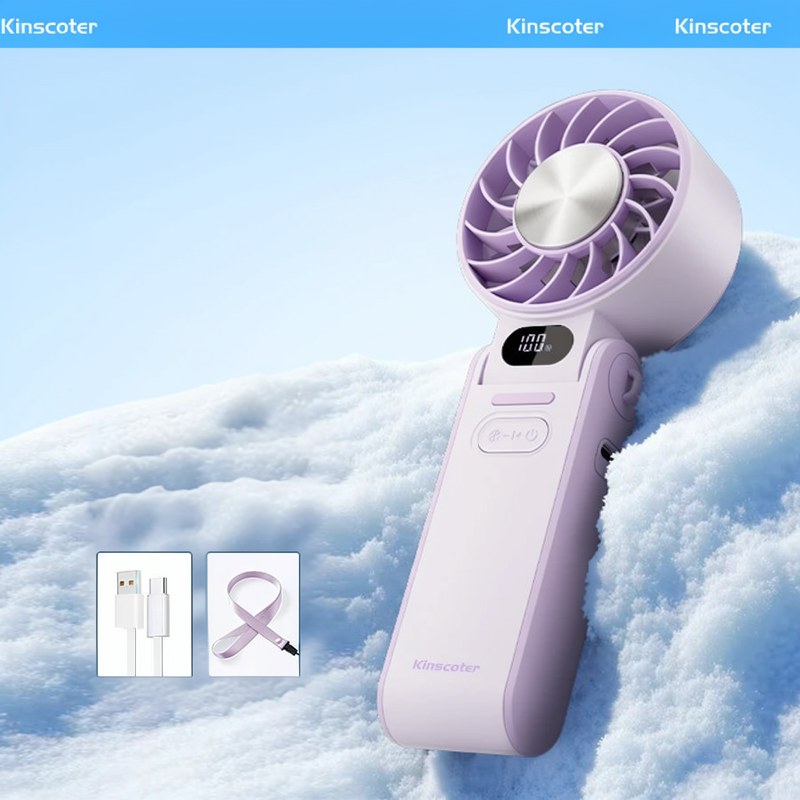 Faltbarer USB-Handventilator mit 3600 mAh Akku