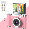 4K Digital Camera with 2.4-Inch Flip Screen and 48MP Sensor