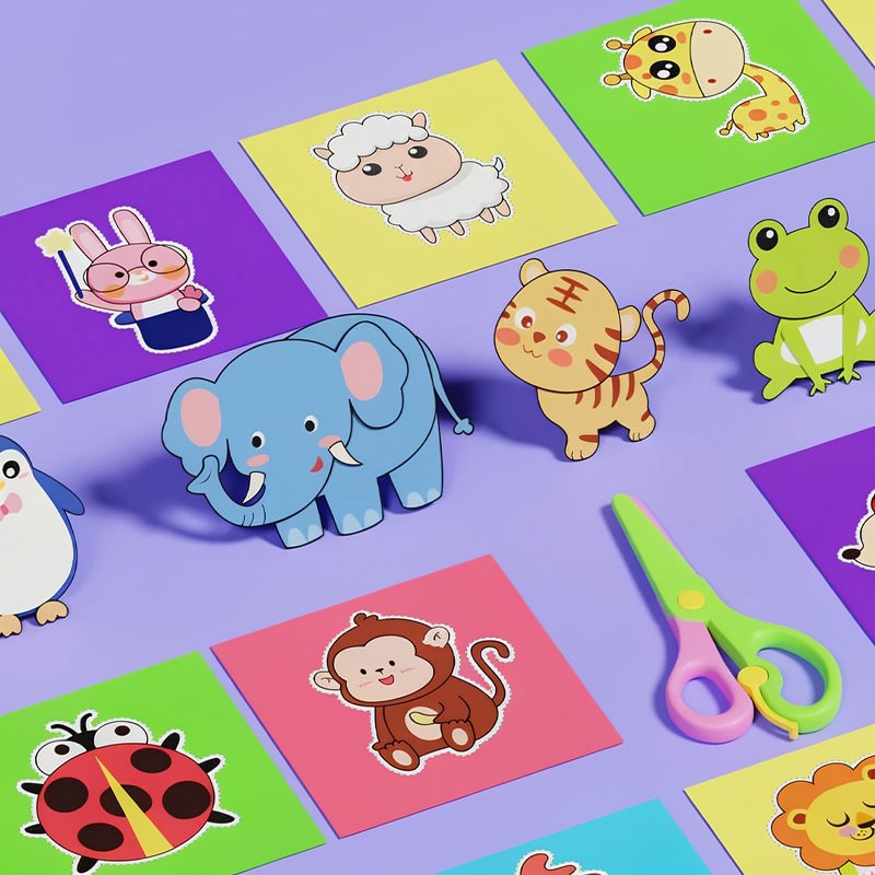 Safe Scissors & Activity Set for Kids