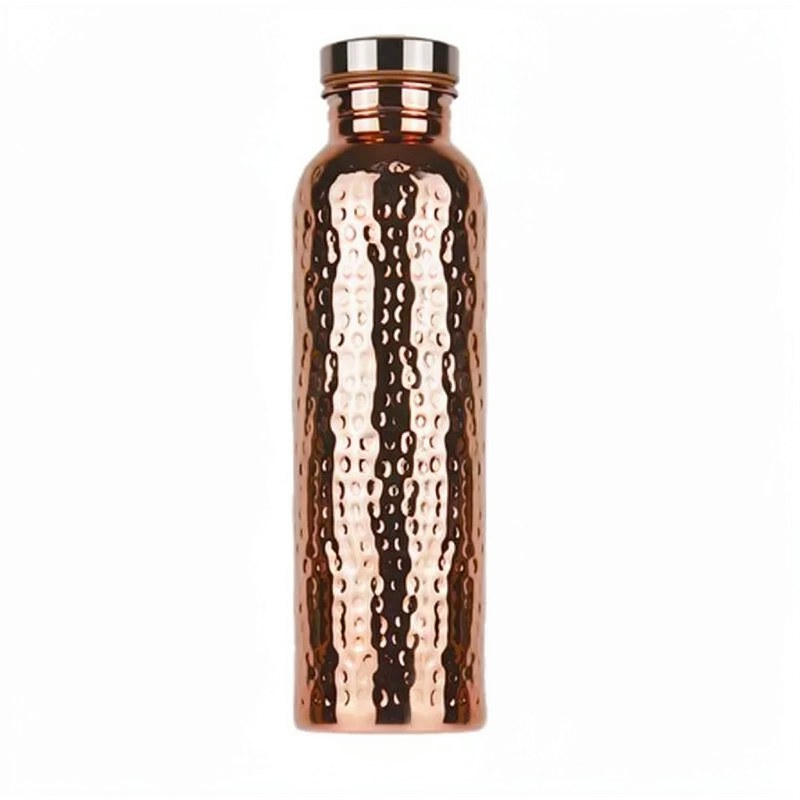 800ml Hammer-Finish Stainless Steel Water Bottle