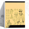 Anime Line Art Drawing Book for Beginners
