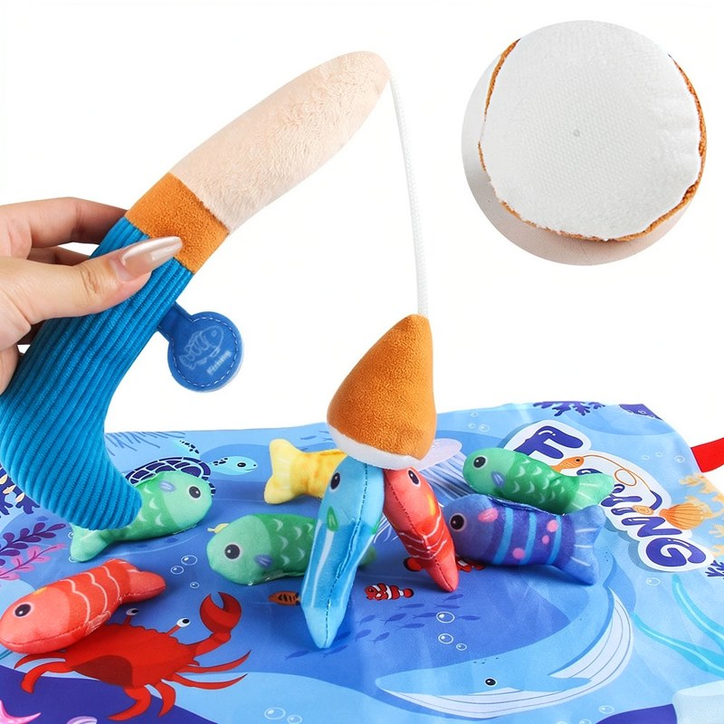 Set de Juego Montessori para Pescar y Clasificar en Tela
