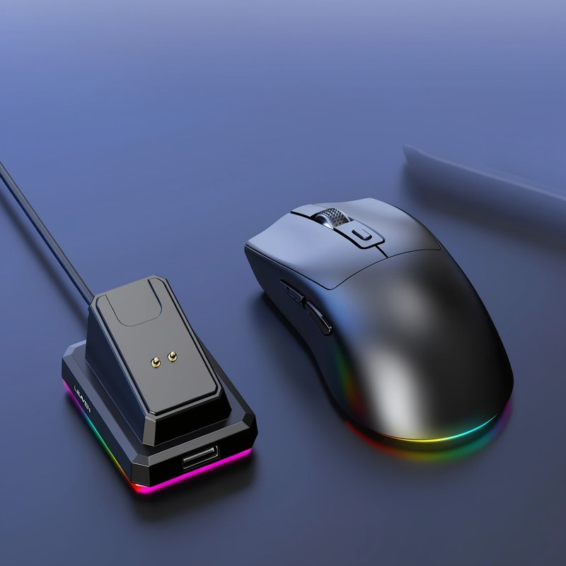 Wireless Gaming Mouse with Charging Dock