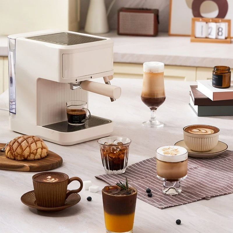 Professional Espresso & Cappuccino Maker with Milk Frother