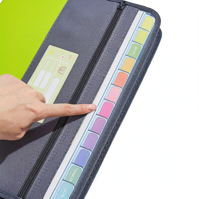13-Pocket Expanding File Organizer with Zipper