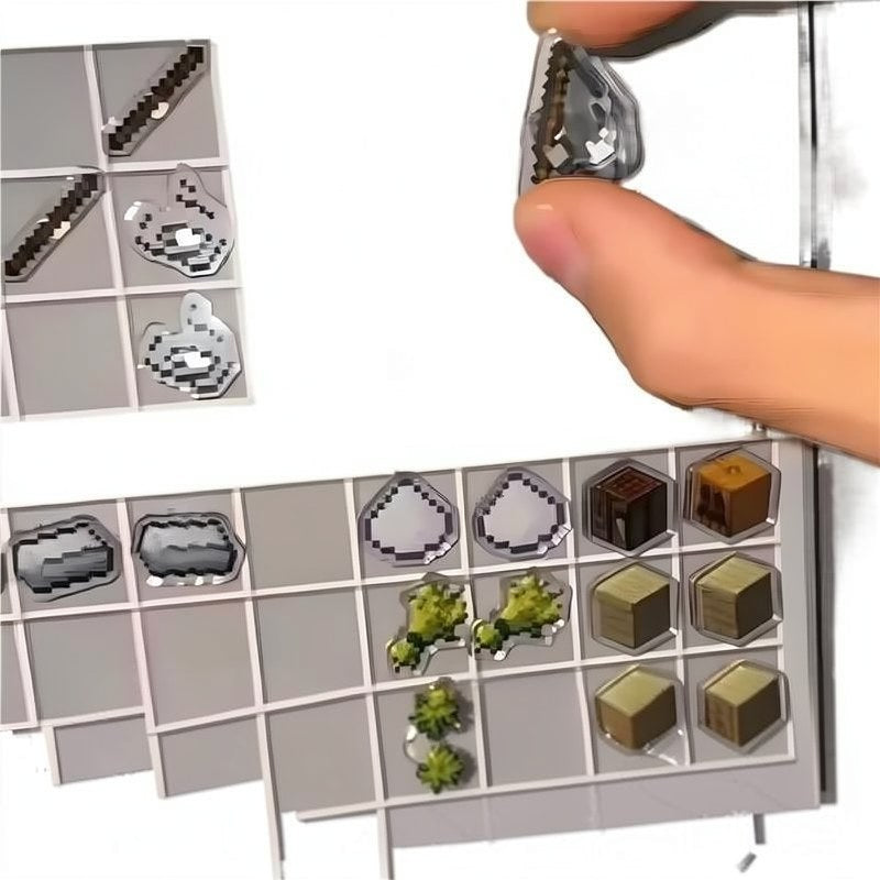 Cute Block Fridge Magnet Set