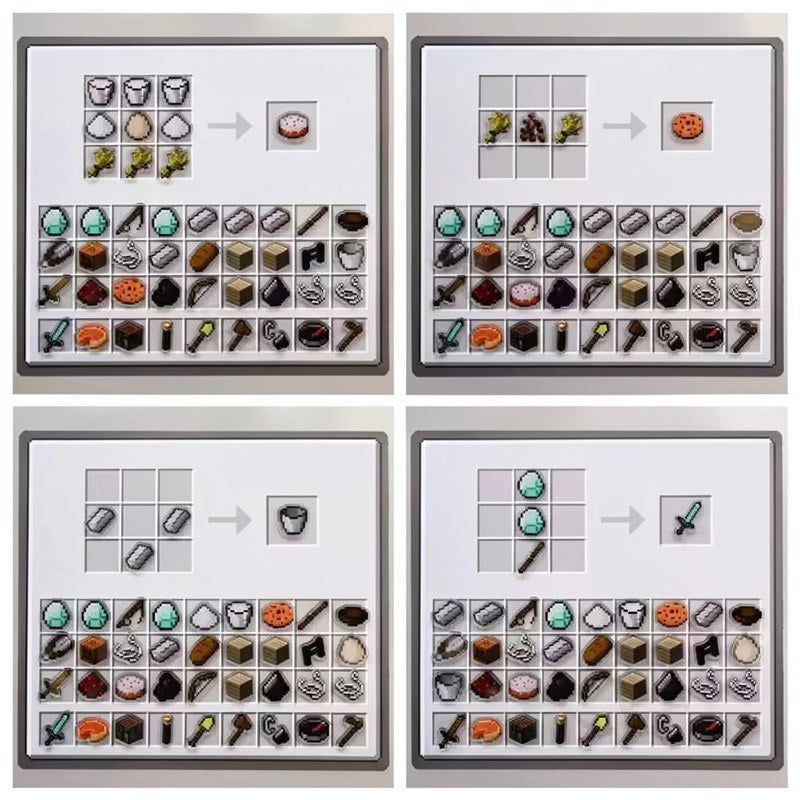 Cute Block Fridge Magnet Set