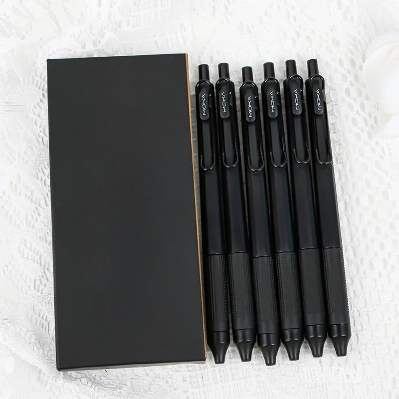 Retractable Gel Pen Set - 0.5mm Fine Point, Smooth Writing