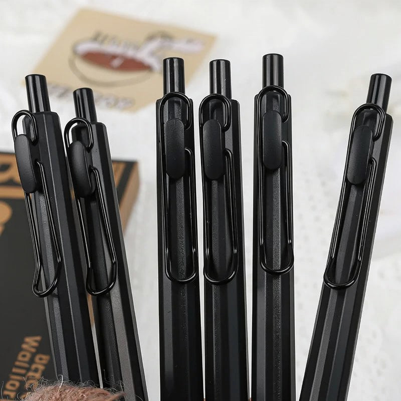Retractable Gel Pen Set - 0.5mm Fine Point, Smooth Writing