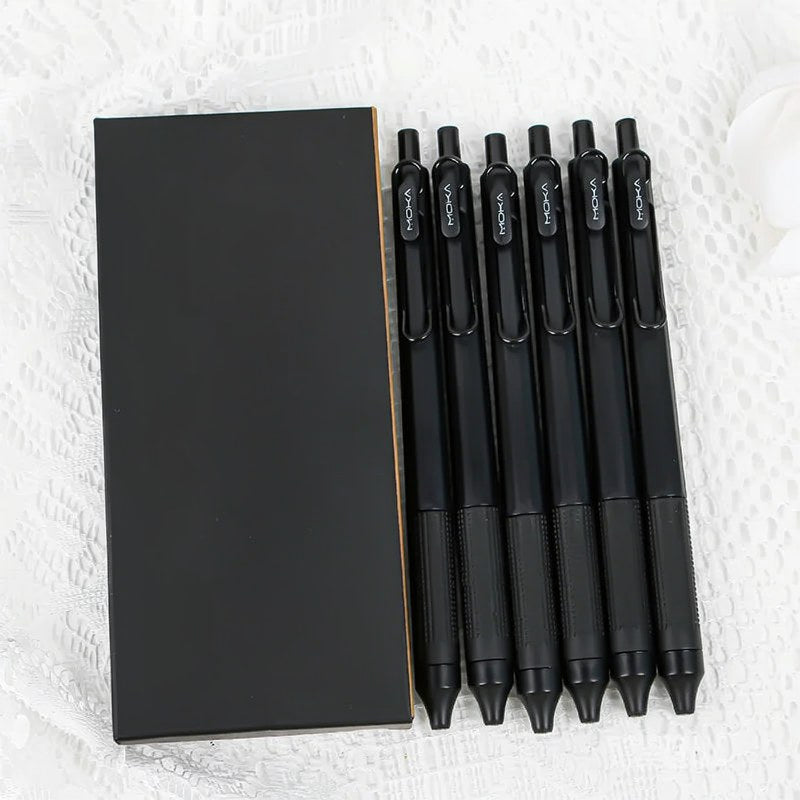 Retractable Gel Pen Set - 0.5mm Fine Point, Smooth Writing