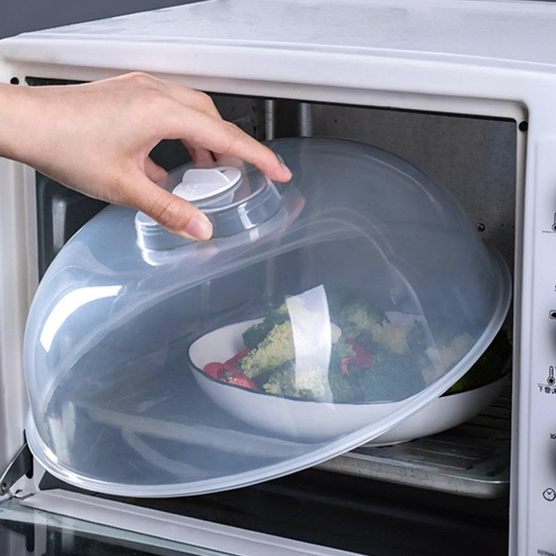 Microwave Splatter Guard with Adjustable Vent