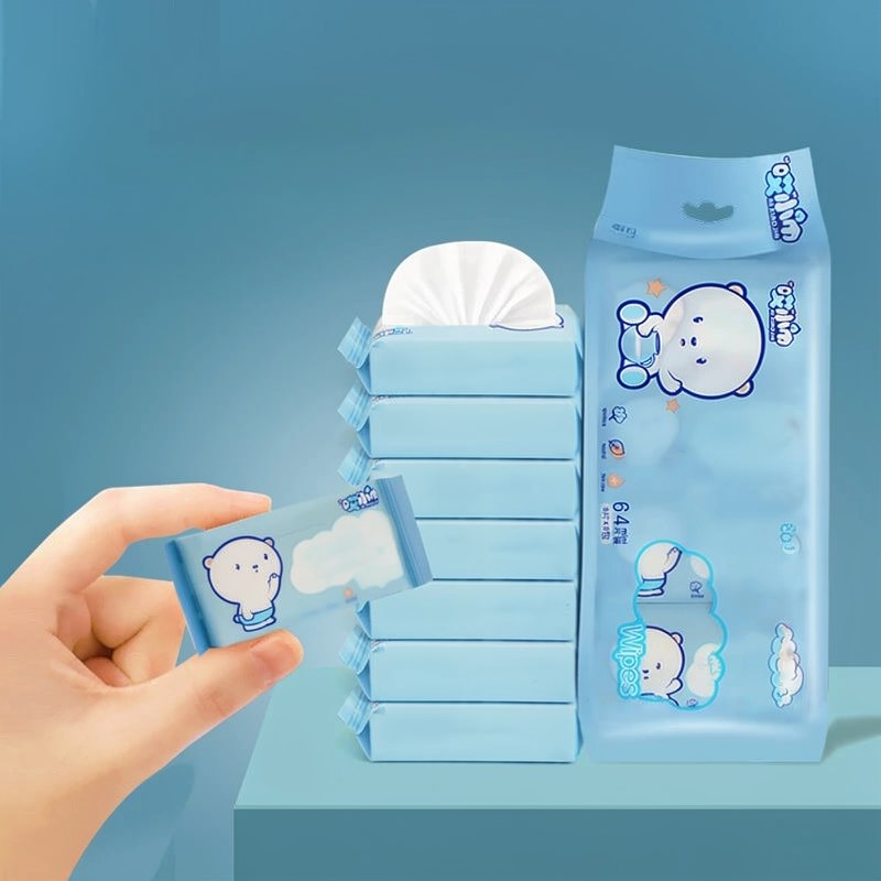 Portable Mini Hand & Mouth Cleaning Wipes