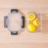 Clear Glass Food Storage Containers with Lids