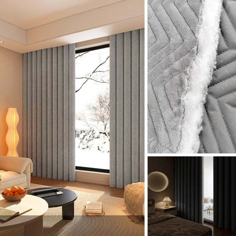 Blackout Velvet Curtains with Thermal Insulation