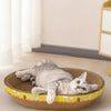 Oval Corrugated Cat Scratching Board