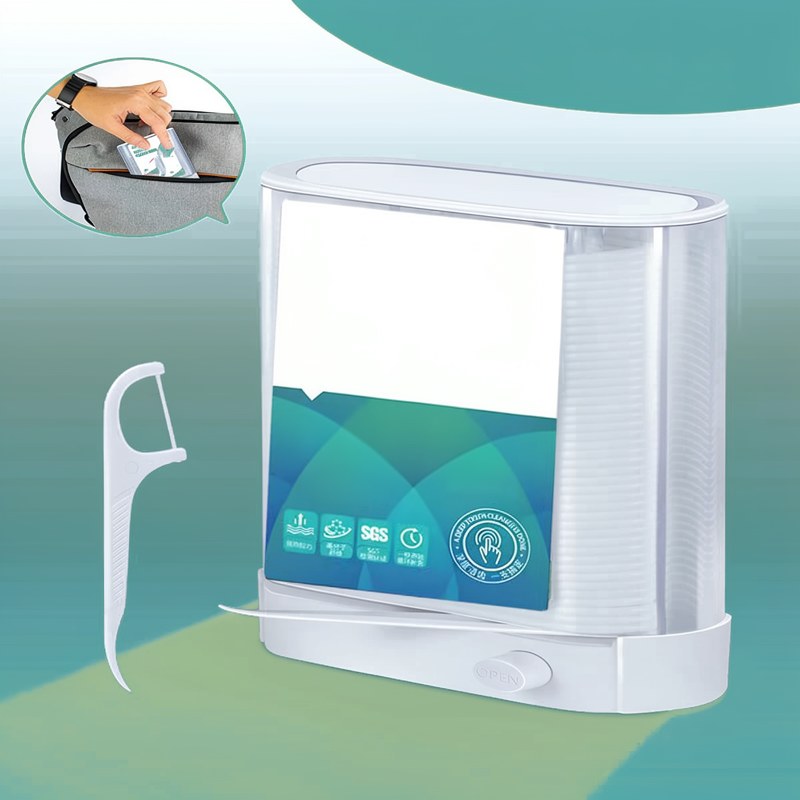 Portable Pop-Up Dental Floss Dispenser