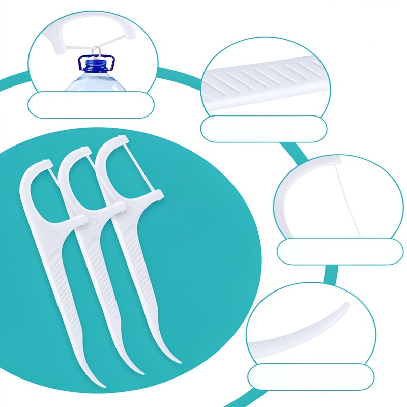 Portable Pop-Up Dental Floss Dispenser