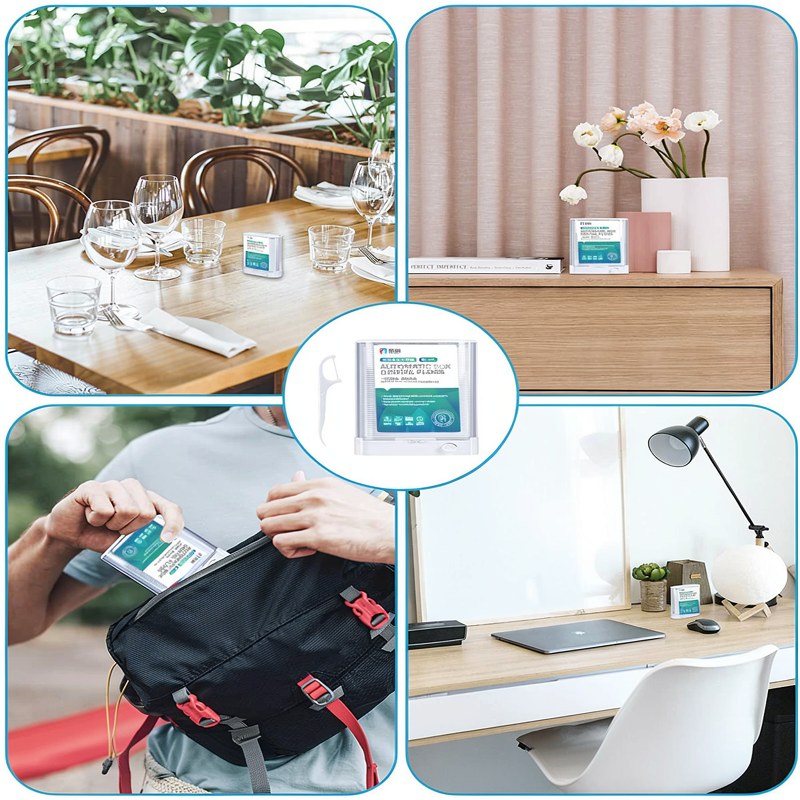 Portable Pop-Up Dental Floss Dispenser