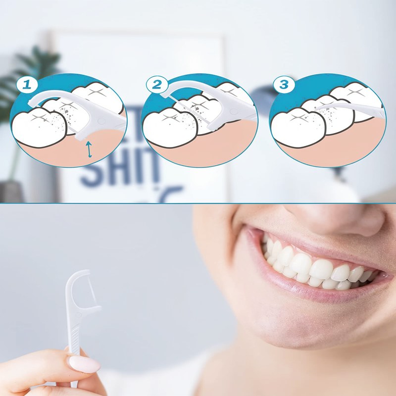 Portable Pop-Up Dental Floss Dispenser