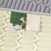 Cooling Ice Silk Bed Sheet Set with Latex Quilted Cover