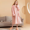 Men's Oversized Flannel Hooded Robe