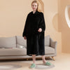 Men's Oversized Flannel Hooded Robe