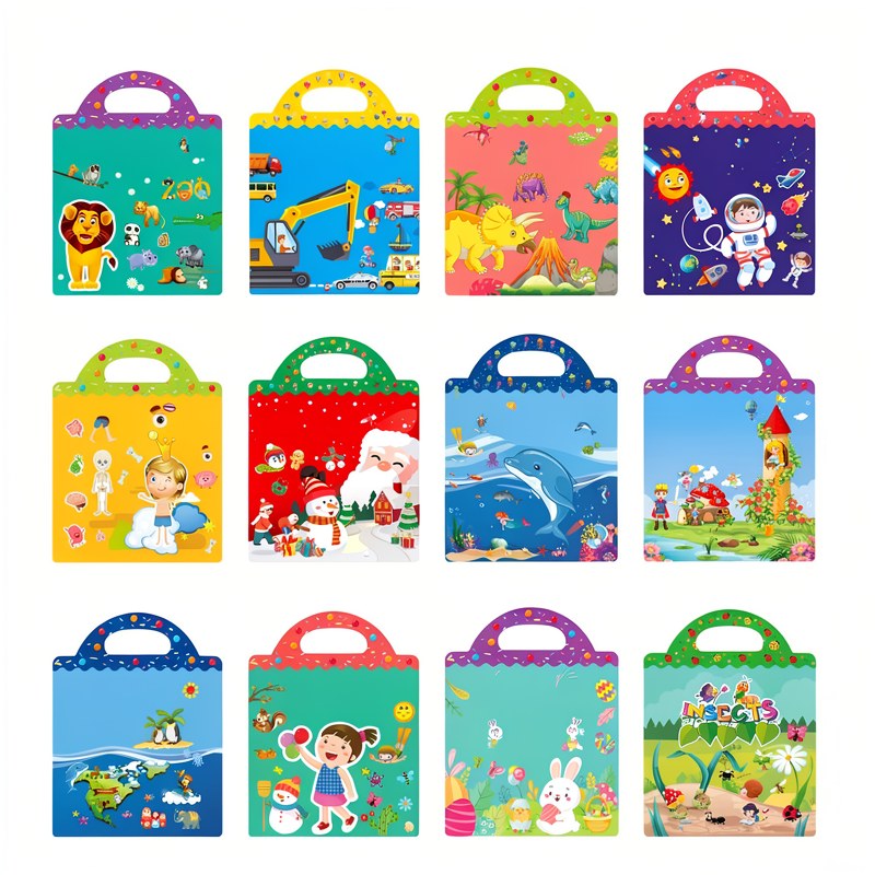 Reusable Educational Sticker Book for Kids