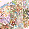 3D Mini Scene Sticker Book with Tweezers