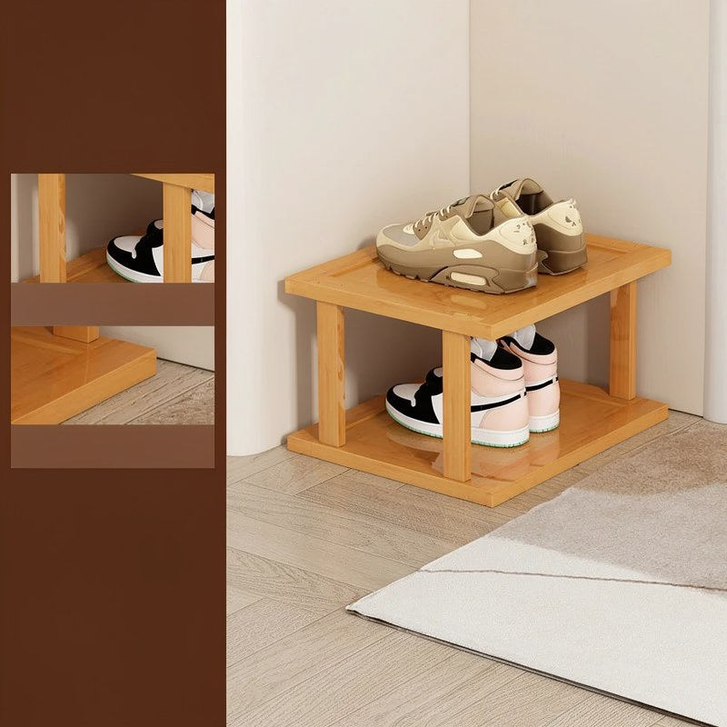 Vertical Bamboo Shoe Rack