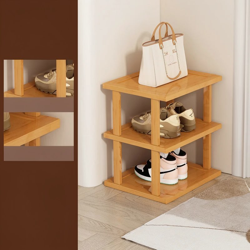 Vertical Bamboo Shoe Rack