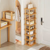 Vertical Bamboo Shoe Rack