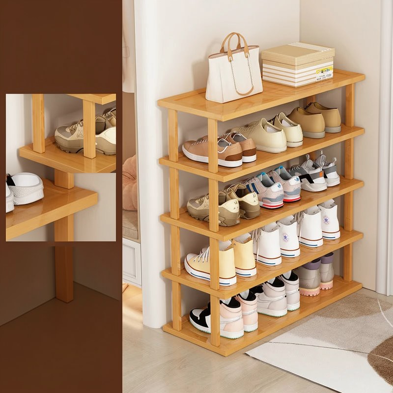 Vertical Bamboo Shoe Rack