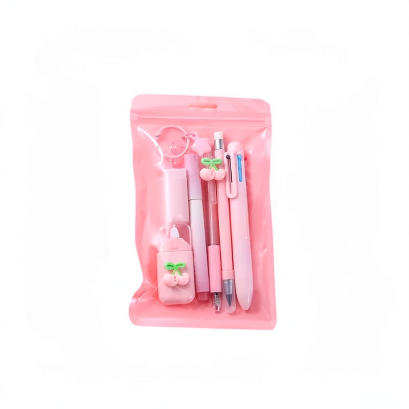 Fruit-Themed 7-Piece Stationery Set for Kids