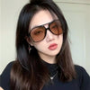 Double Beam Rectangle Sunglasses