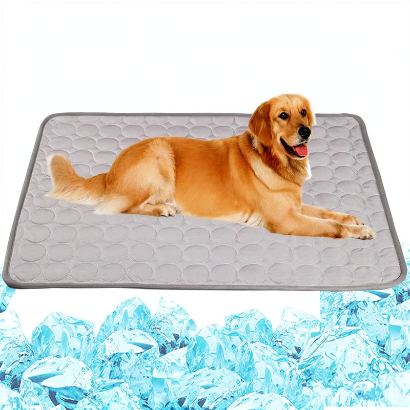 Cooling Ice Silk Dog Bed Mat