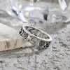 Vintage Hollow Floral Sterling Silver Ring