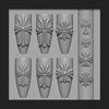3D Silicone Nail Art Molds for DIY Manicure