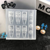 3D Silicone Nail Art Molds for DIY Manicure