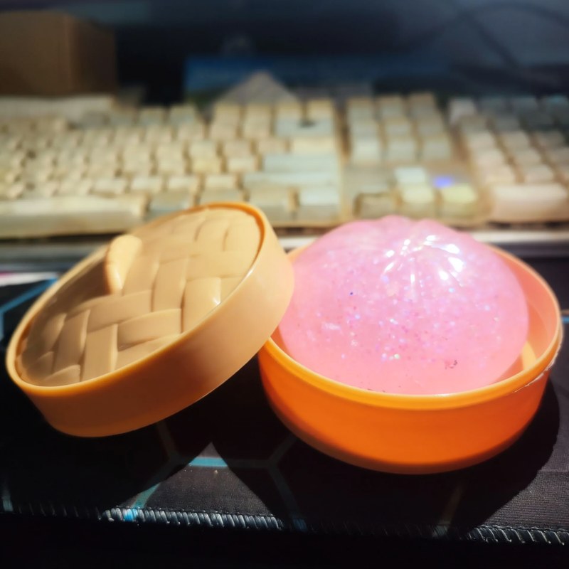 Glitter Dumpling Squishy Stress Relief Toy