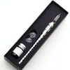 Crystal Glass Dipping Pen with Gold Ink Set