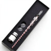 Crystal Glass Dipping Pen with Gold Ink Set