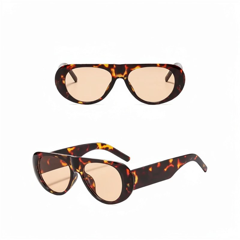 Retro Oversized Gradient Sunglasses for Women