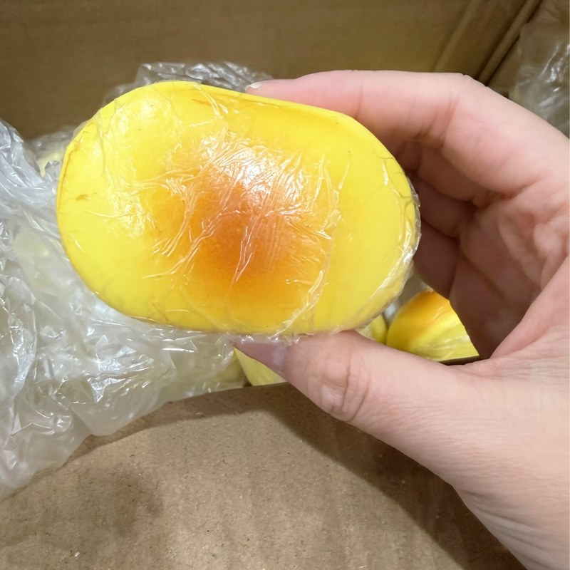 Slow-Rising Cheese Bread Squishy Stress Relief Toy