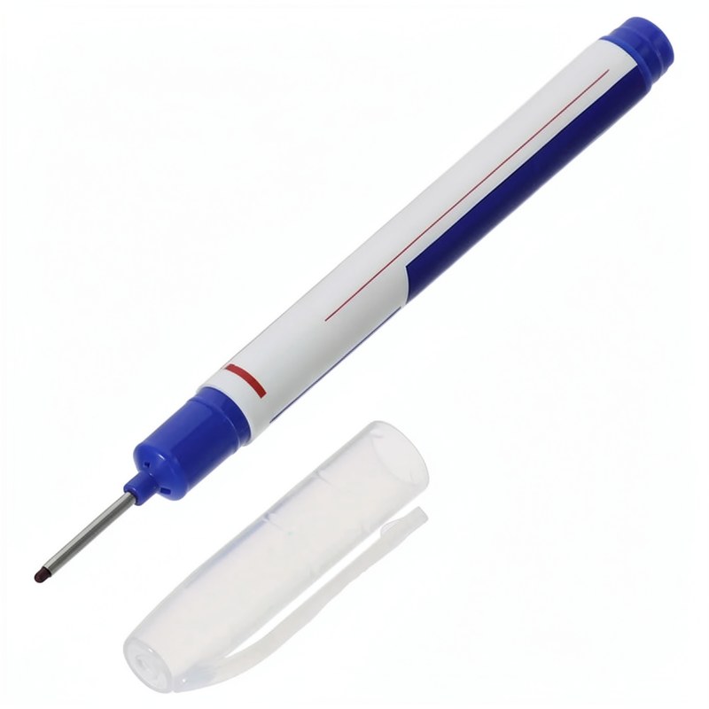 Deep Hole Marker Pen for Woodworking & Construction
