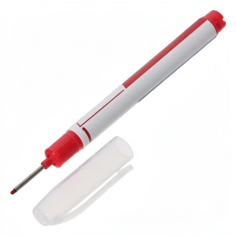 Deep Hole Marker Pen for Woodworking & Construction