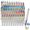 12-Piece Acrylic Paint Marker Set with Brush Tips