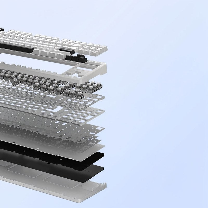 Tri-Mode TKL Mechanical Keyboard with Hot-Swap & RGB