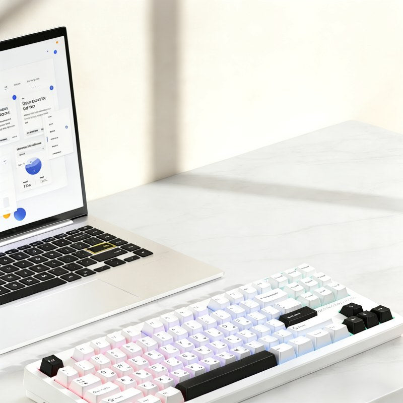 Tri-Mode TKL Mechanical Keyboard with Hot-Swap & RGB